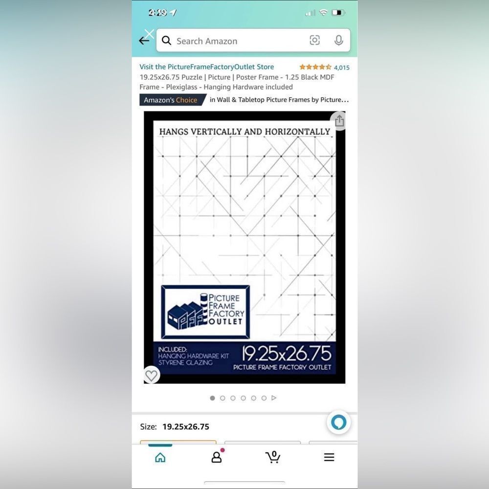 Puzzle/poster frame‎